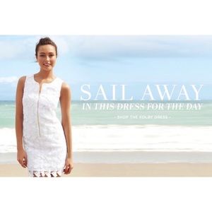 🌊🏝🍸Lilly Pulitzer Kolby Lace Sailboat Dres…